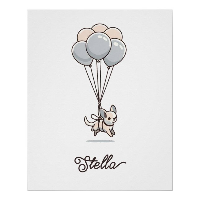  Chihuahua nursery poster (Front)