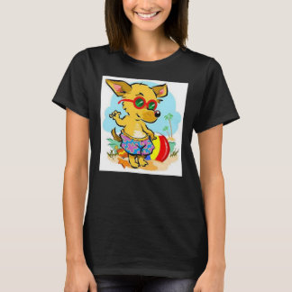 Chihuahua On Vacation T-Shirt