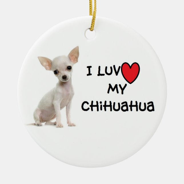 Chihuahua Ornament (Front)
