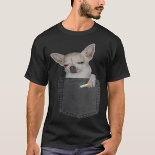 Chihuahua Owner Chihuahua in Pocket T-Shirt