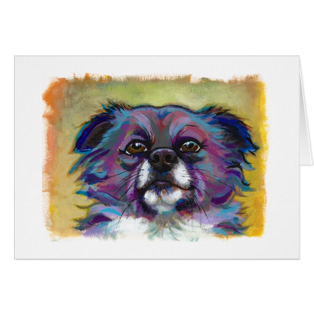 Chihuahua painting art adorable dog - The Optimist (Front Horizontal)