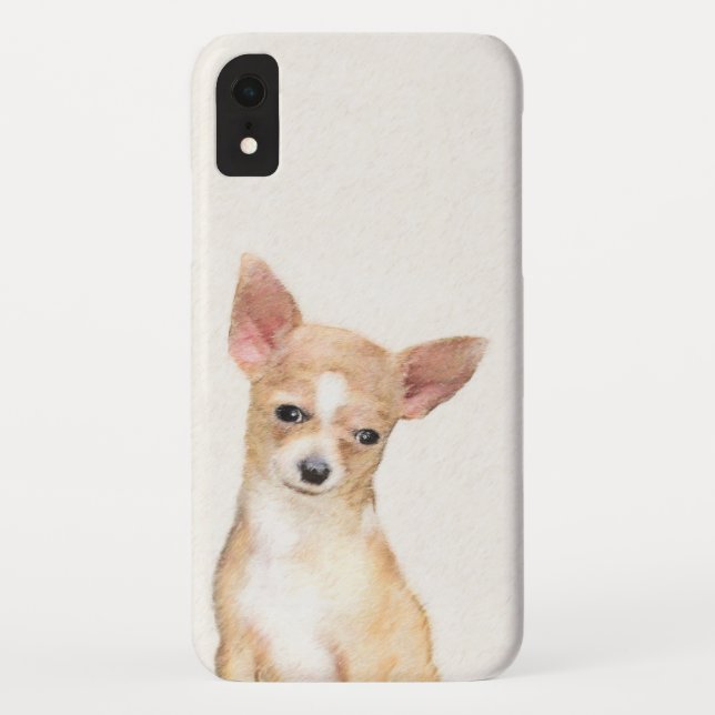Chihuahua Painting - Cute Original Dog Art Case-Mate iPhone Case (Back)