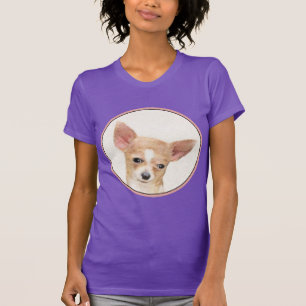 Chihuahua Painting - Cute Original Dog Art T-Shirt