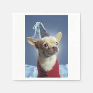 Chihuahua Party Dog Napkin