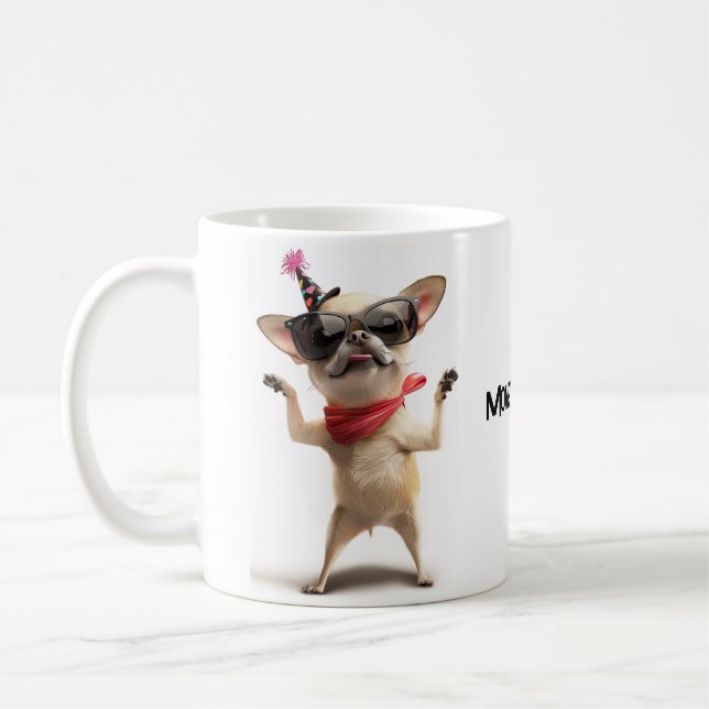 Chihuahua Party Mug (Left)