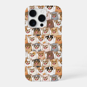 Chihuahua Pattern iPhone 16 Pro Case