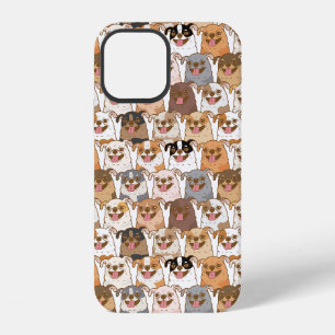 Chihuahua Pattern iPhone 12 Case