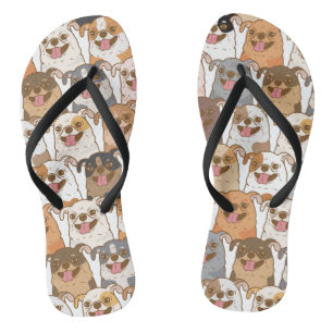Chihuahua Pattern Jandals