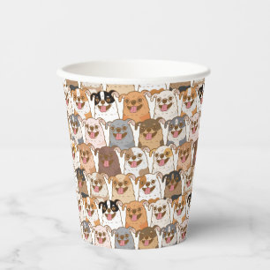 Chihuahua Pattern Paper Cups