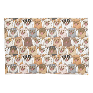 Chihuahua Pattern Pillowcase