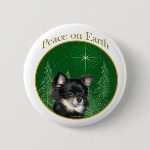 Chihuahua Peace 6 Cm Round Badge