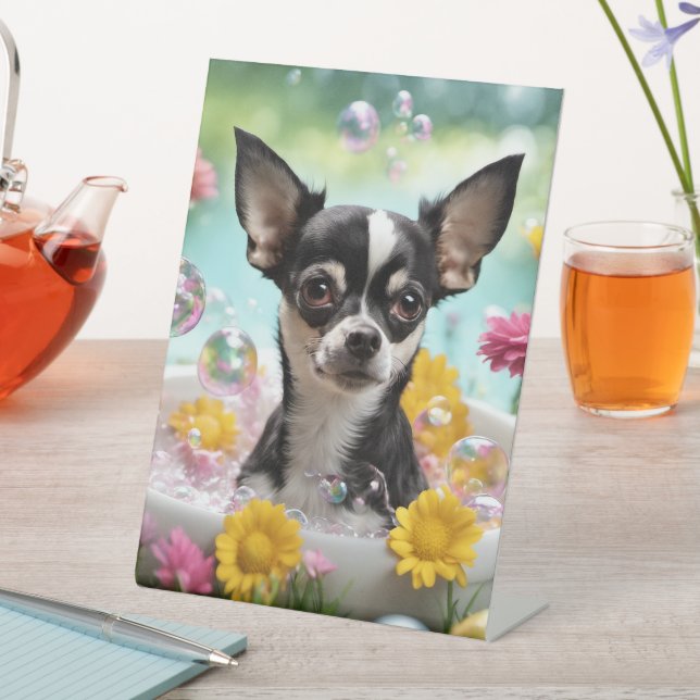 Chihuahua -Pedestal Sign (In SItu)