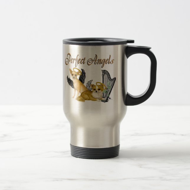 Chihuahua Perfect Angels Travel Mug (Right)