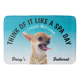 Chihuahua Personalised Dog Lover  Bath Mat