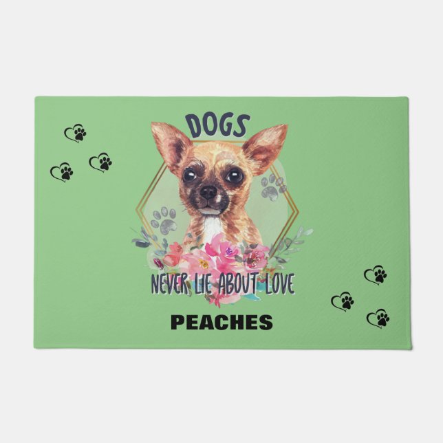 "CHIHUAHUA" PERSONALIZED DOORMAT (Front)