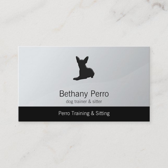 Chihuahua Pet Dog Business Card (Front)