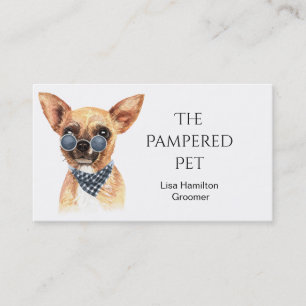 Chihuahua Pet Groomer/Vet/Sitters Business Card