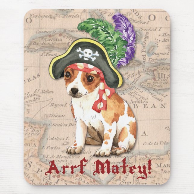 Chihuahua Pirate Mouse Pad (Front)