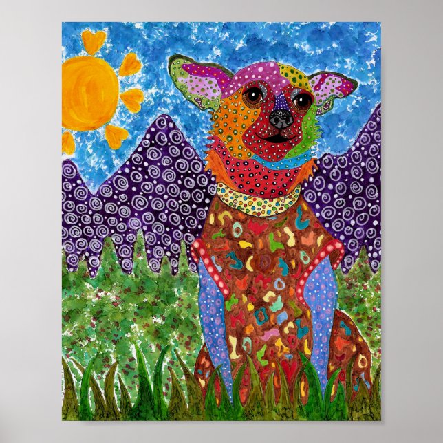 Chihuahua Poster 8"x10" (Front)