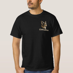 Chihuahua Premium Gold Design T-Shirt