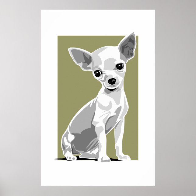 Chihuahua print with background (Front)