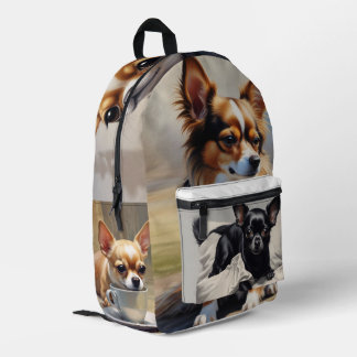 Chihuahua Printed Backpack