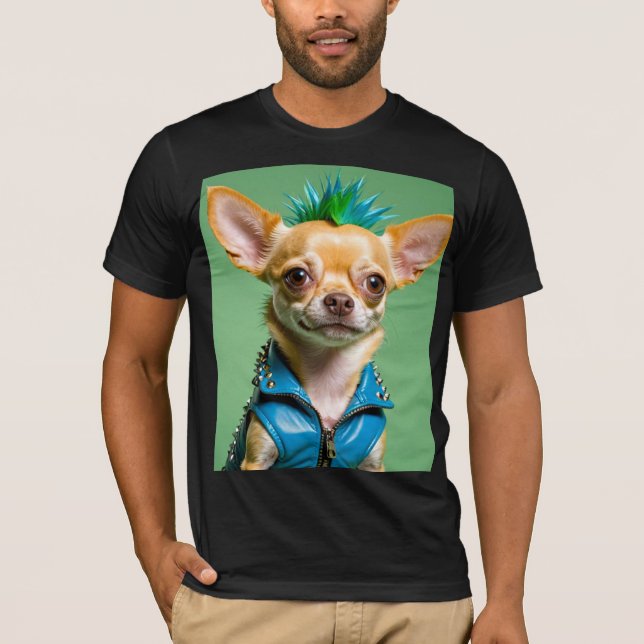CHIHUAHUA PUNK ROCK 13 T-Shirt (Front)