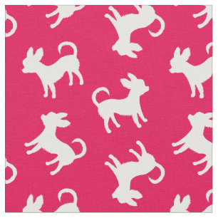 Chihuahua Puppies Custom Colour Fabric