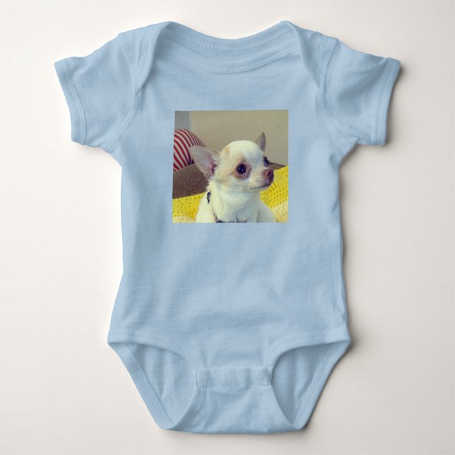 Chihuahua Puppy Baby Bodysuit (Front)
