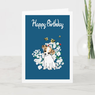 Chihuahua Puppy Birthday Card - Add own greeting