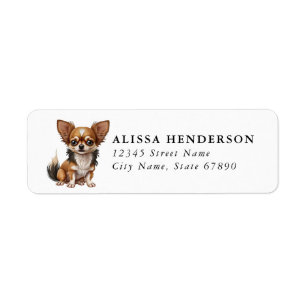 Chihuahua Return Address Labels
