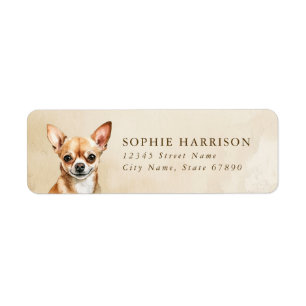 Chihuahua Return Address Labels