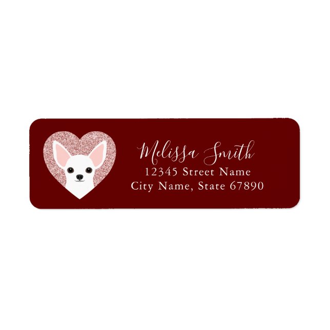 Chihuahua Return Address Labels (Front)