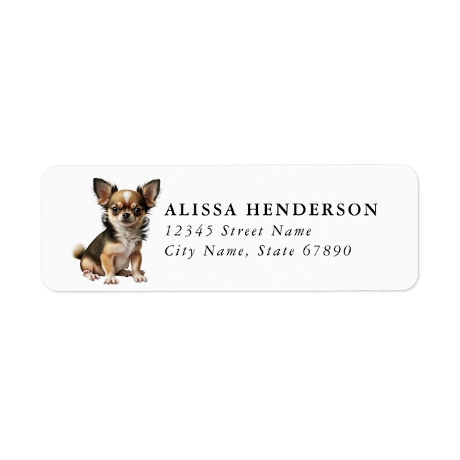 Chihuahua Return Address Labels (Front)