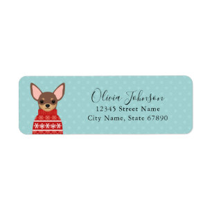 Chihuahua Return Address Labels