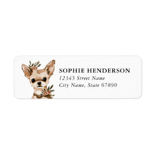 Chihuahua Return Address Labels
