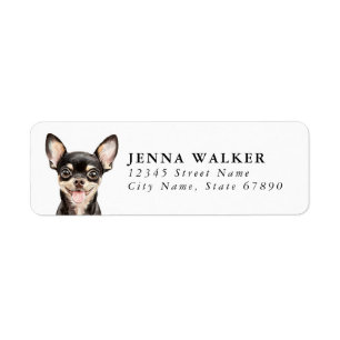 Chihuahua Return Address Labels