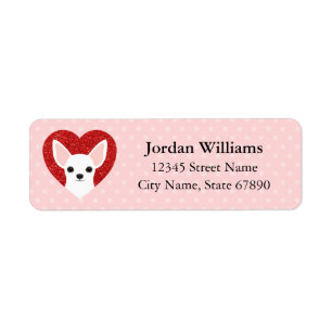 Chihuahua Return Address Labels