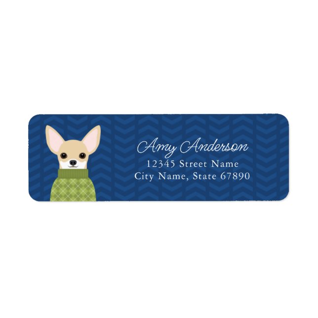 Chihuahua Return Address Labels (Front)