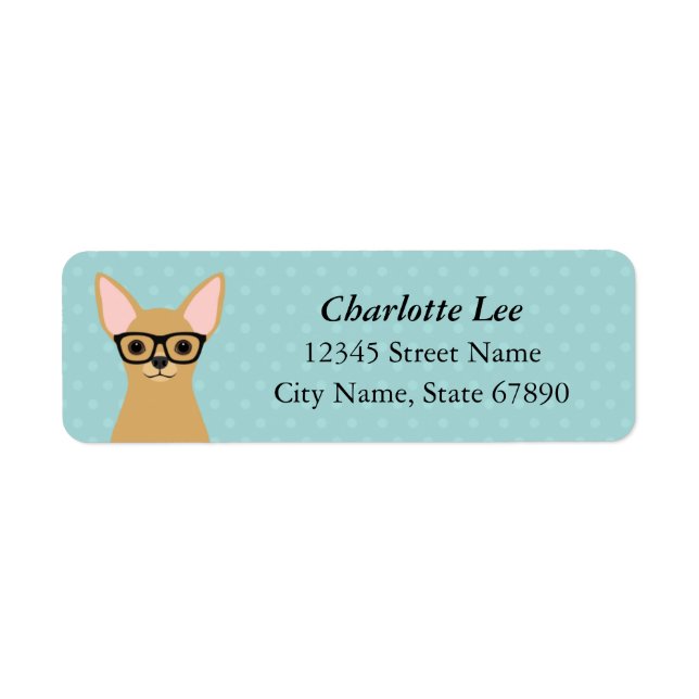 Chihuahua Return Address Labels (Front)