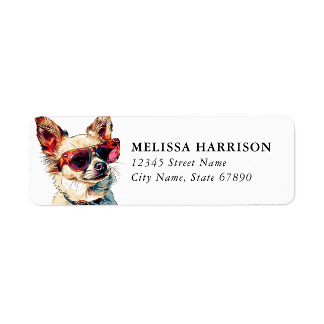 Chihuahua Return Address Labels (Front)
