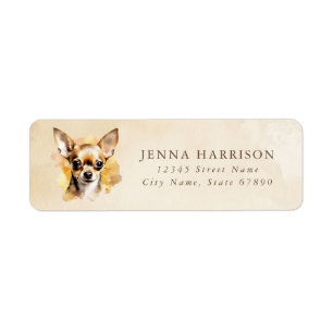 Chihuahua Return Address Labels
