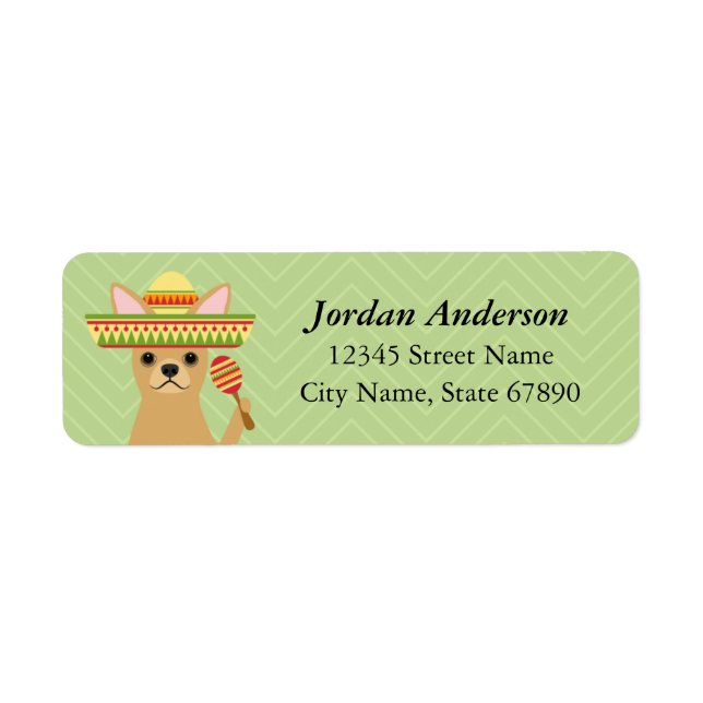 Chihuahua Return Address Labels (Front)