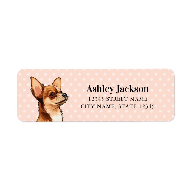 Chihuahua Return Address Labels (Front)