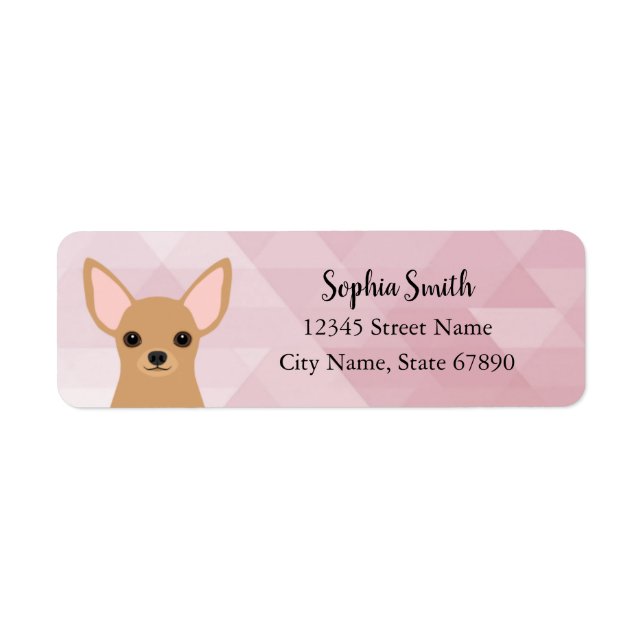 Chihuahua Return Address Labels (Front)