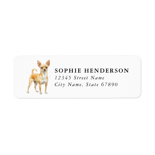 Chihuahua Return Address Labels (Front)