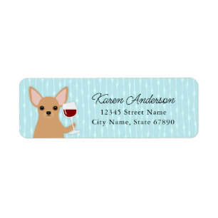 Chihuahua Return Address Labels
