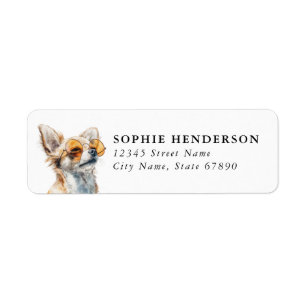 Chihuahua Return Address Labels
