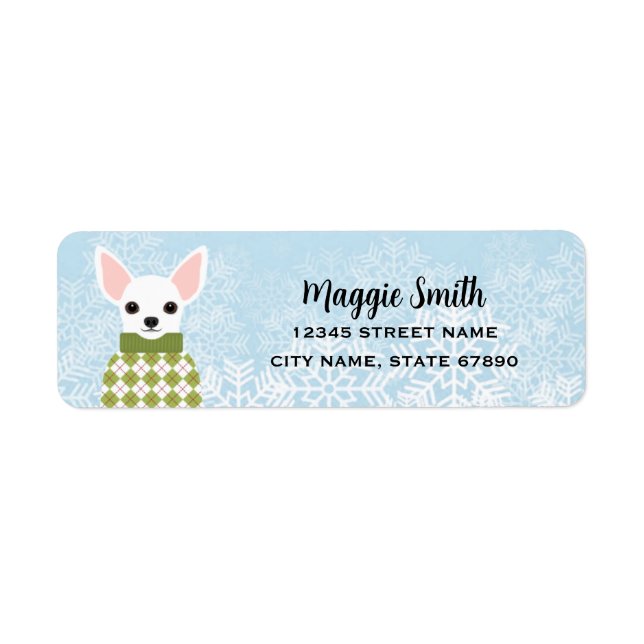Chihuahua Return Address Labels (Front)