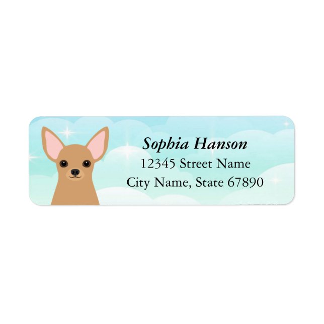 Chihuahua Return Address Labels (Front)
